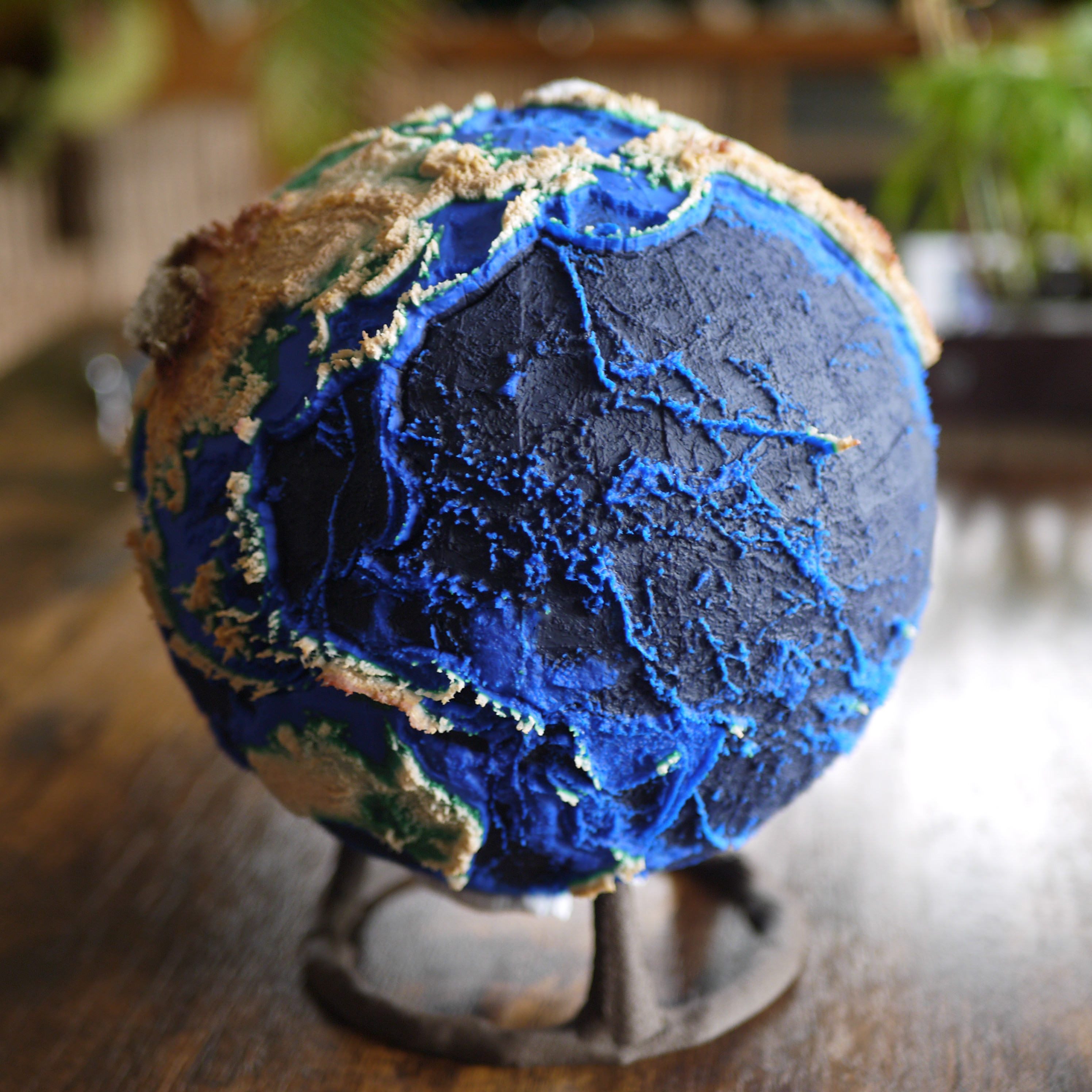 3Dレリーフグローブ：オーセンティック・マット - 地球の真の姿を宿す、究極のレリーフ