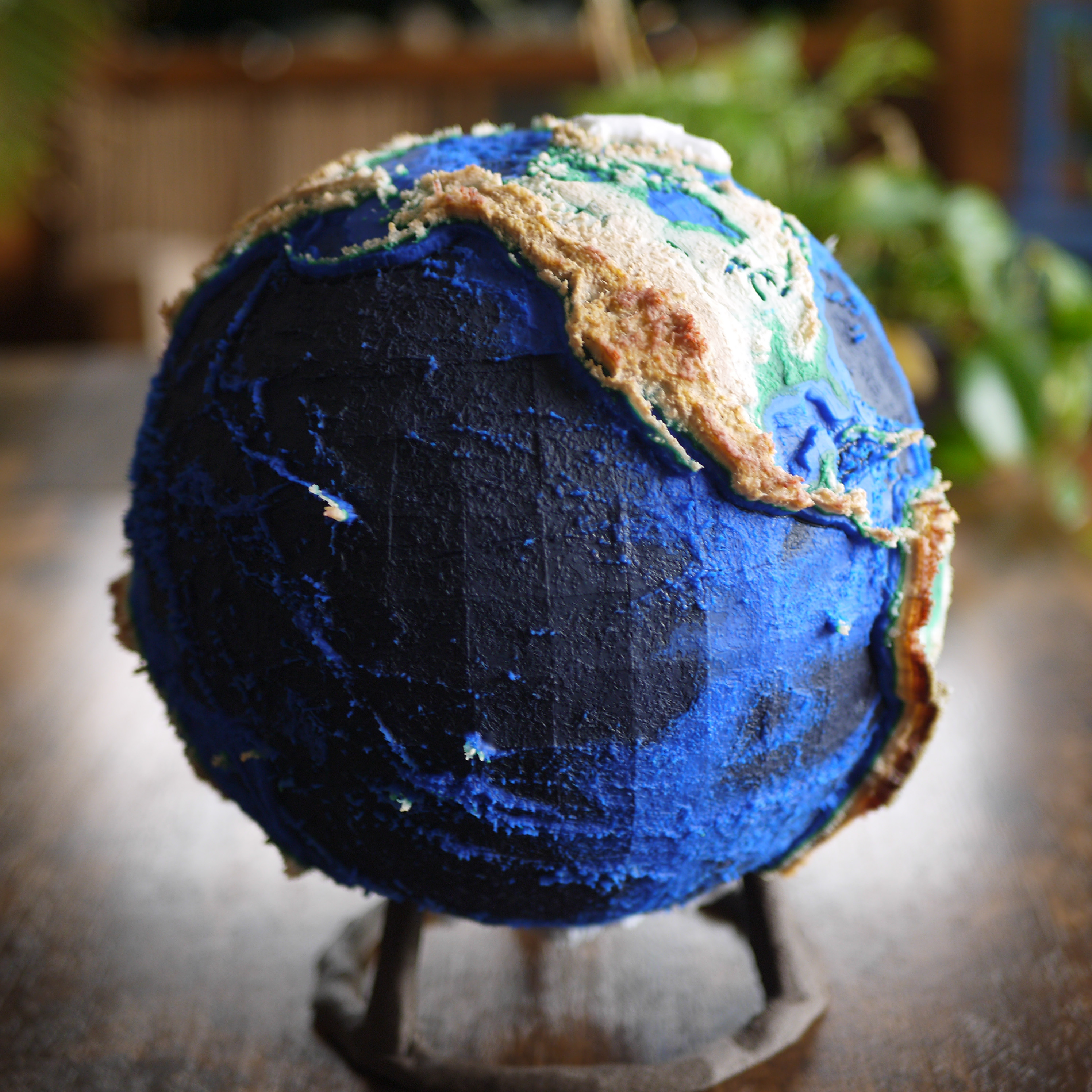 3Dレリーフグローブ：オーセンティック・マット - 地球の真の姿を宿す、究極のレリーフ