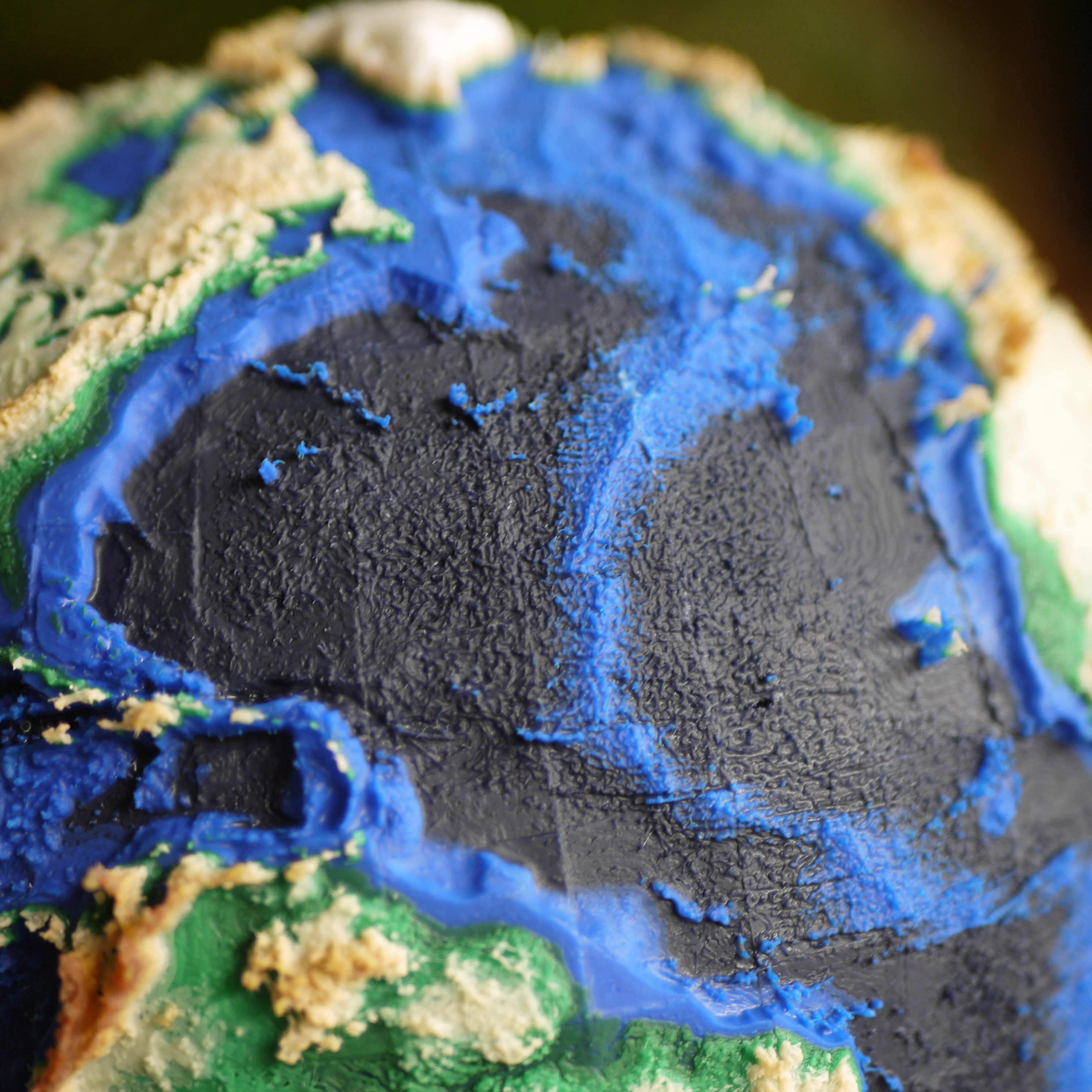 3Dレリーフグローブ：オーセンティック・マット - 地球の真の姿を宿す、究極のレリーフ