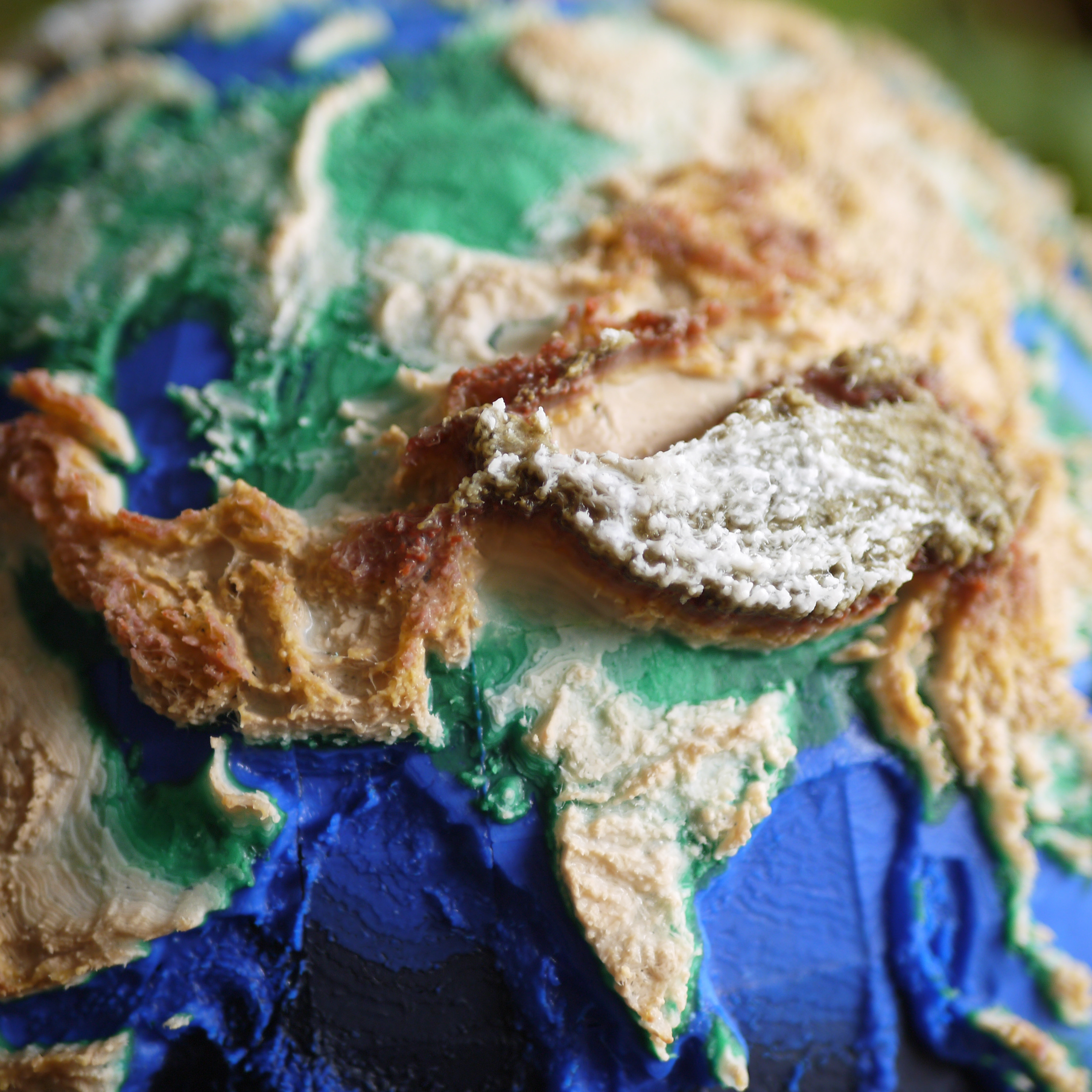 3Dレリーフグローブ：オーセンティック・マット - 地球の真の姿を宿す、究極のレリーフ