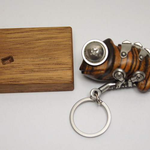 金木工房 カメレオン チャクテビガ 置き物 キーホルダー CATEGORY 木製