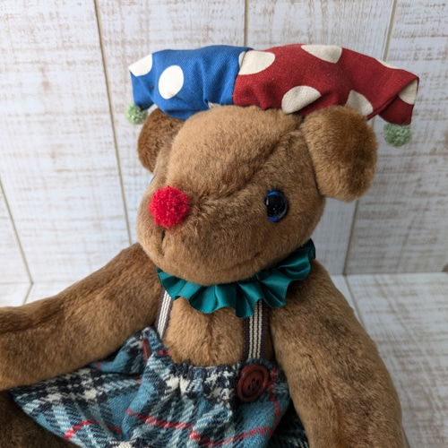 1340 テディベア HERMANN ピエロ クマのぬいぐるみ テディベアブランド「ハーマン・テディ」日本公式サイト
