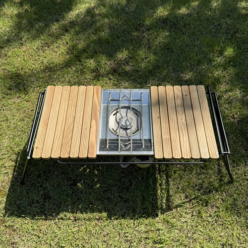 IGT対応｜組み立て式アイアンテーブル 幅86cmフラットバナーテーブル