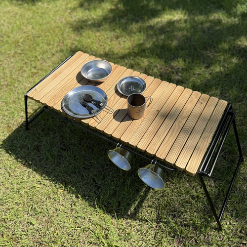 フラットバーナ－テーブルアイアンigtテーブル IGT対応｜組み立て式アイアンテーブル 幅86cmフラットバナーテーブル