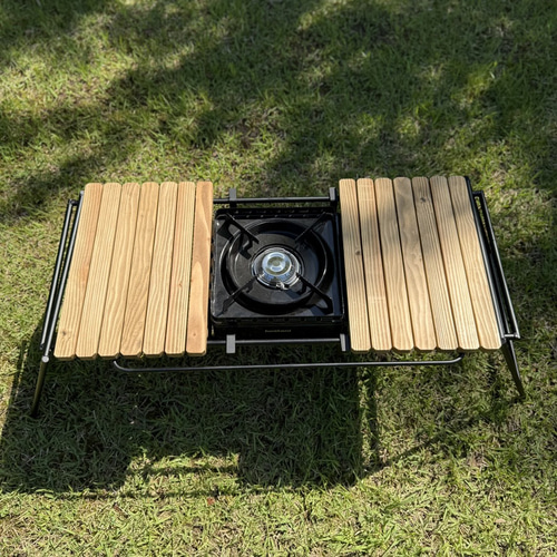 IGT対応｜組み立て式アイアンテーブル 幅86cmフラットバナーテーブル