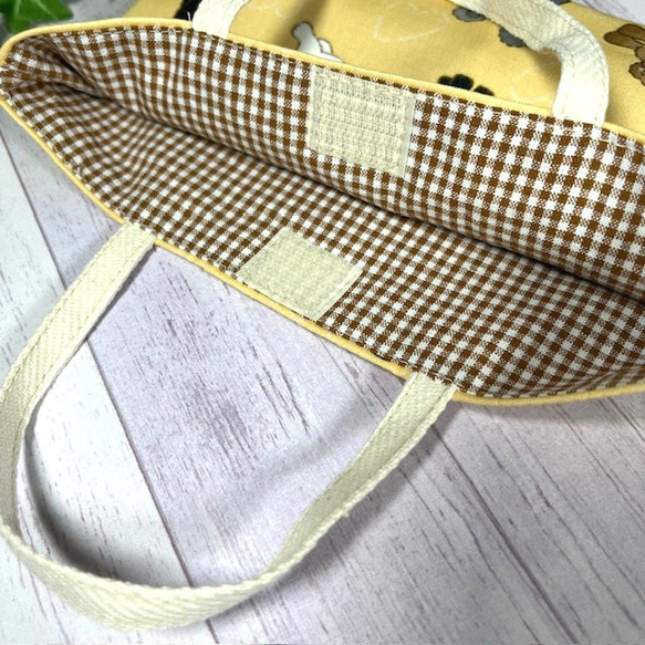 可愛いプードルのミニミニ手提げ　送料込み 3枚目の画像