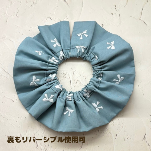 刺繍リボンスタイ】猫スタイ ペットスタイ 猫ちゃんスタイ ペット用品