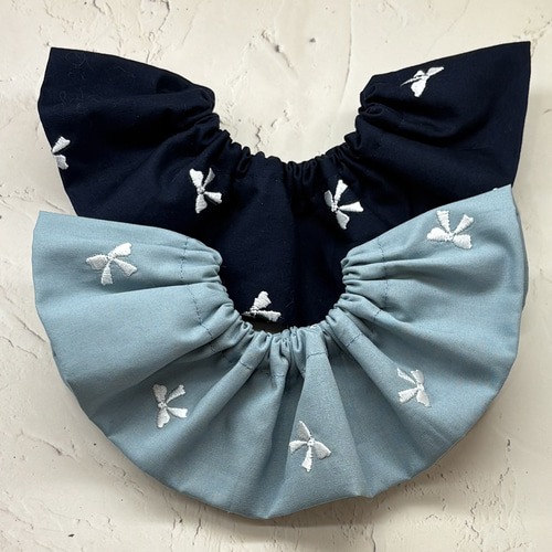 刺繍リボンスタイ】猫スタイ ペットスタイ 猫ちゃんスタイ ペット用品