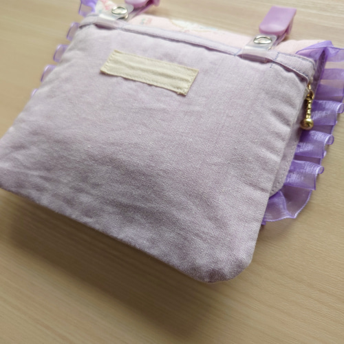 ゆめかわうさぎの移動ポケット＊女の子の通園通学に♡フリルと