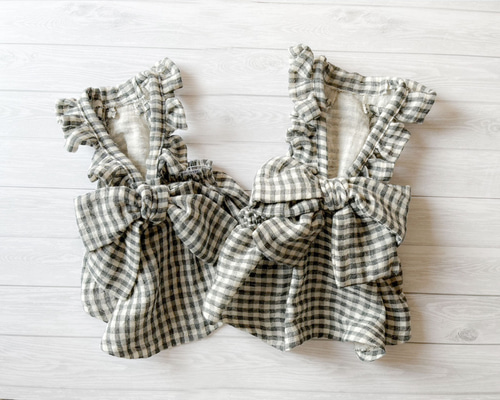 ハンドメイド　ベスト付きシャーリングワンピース　オーダー小型犬 犬服＊ シャーリングワンピース【yuwawa】 ペット服・アクセサリー