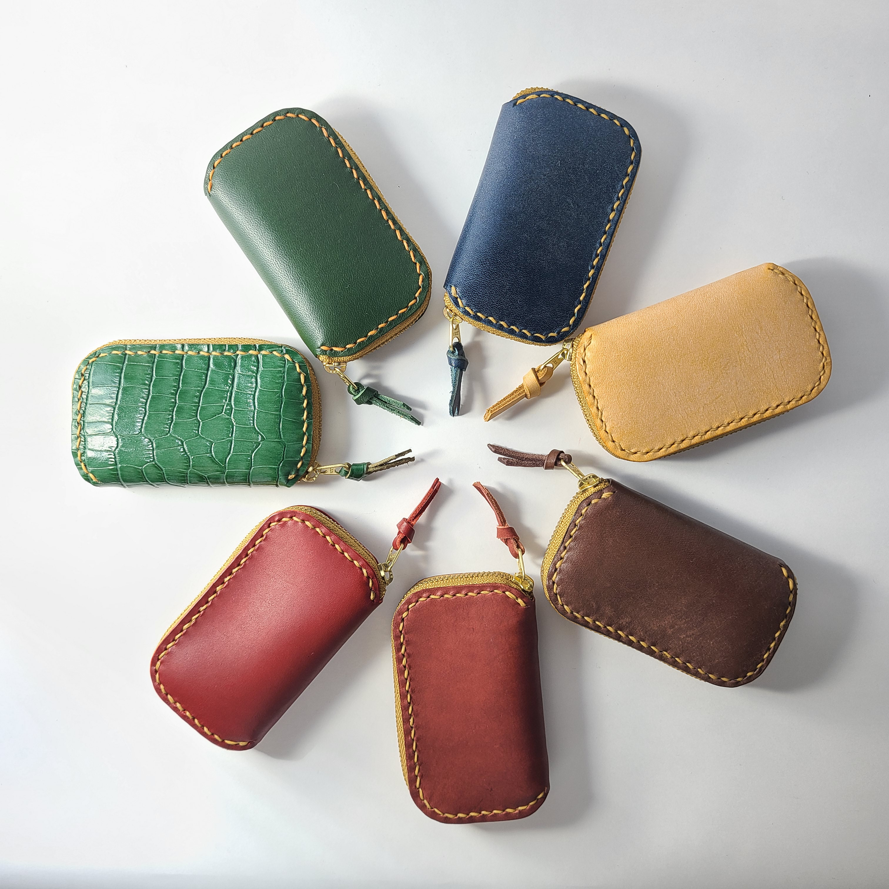 ファスナー式キーケース(3連キー）