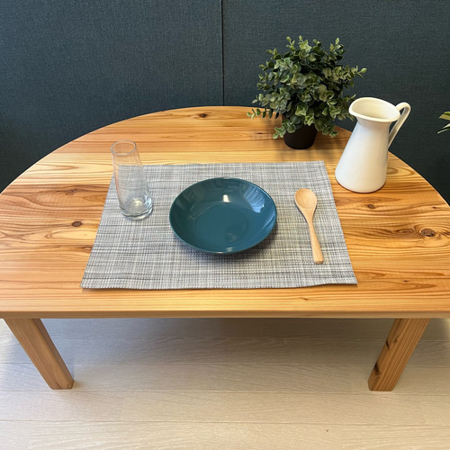 【いぬさま】 ローテーブル だるま形 90cm 60cm 杉 折りたたみ脚 いぬさま】 ローテーブル だるま形 90cm 60cm 杉 折りたたみ脚