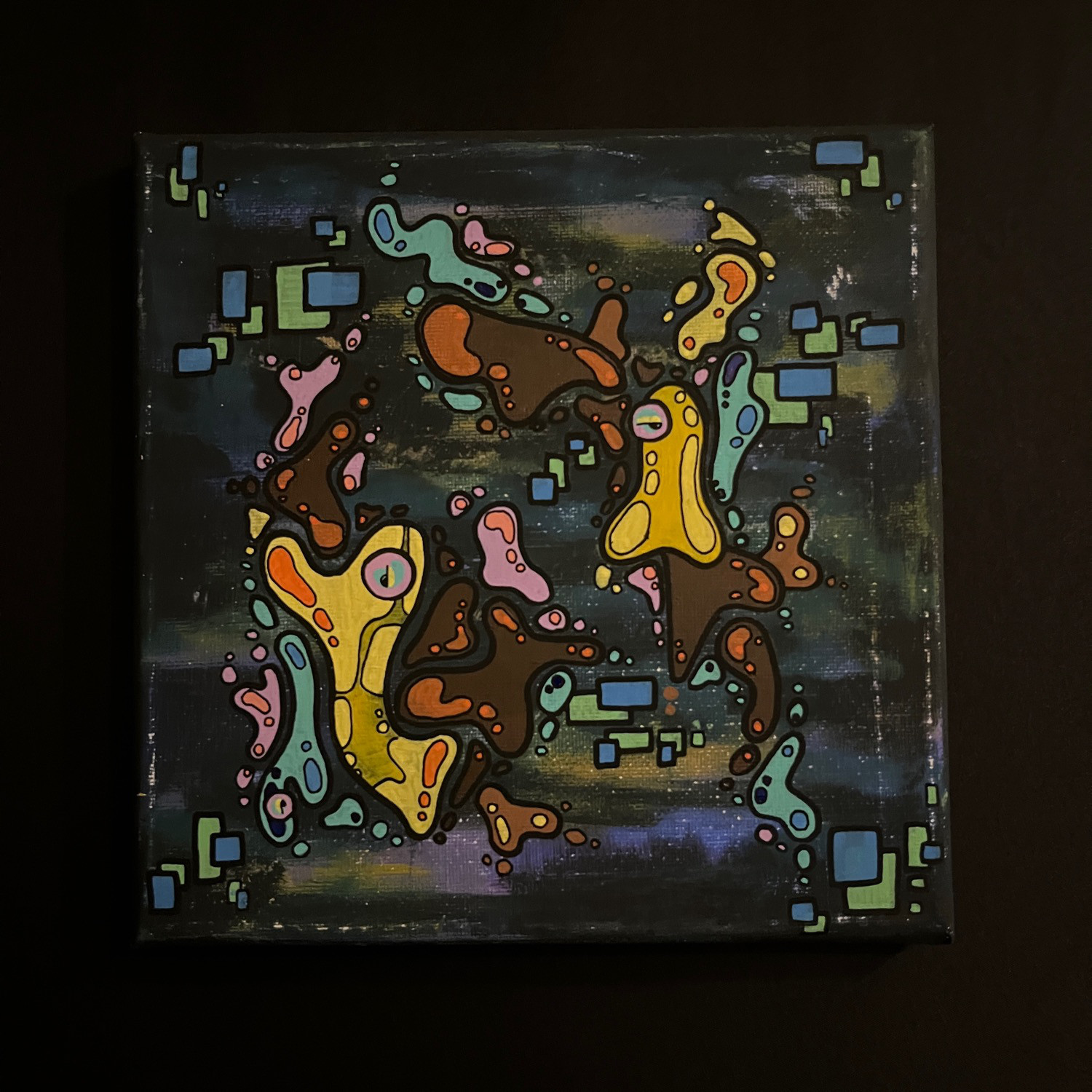 【深海】wood×art syoboオリジナル絵画 深海】wood×art syoboオリジナル絵画 深海】wood×art syobo