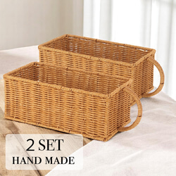 レトロ　希少　バスケット　4点セット　おまけ付き　アンティーク 254fc067baa64a72f5c132bf88856a