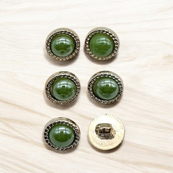 ボタンパーツ  レトロ調 足つきボタン  同タイプ6個 ハンドメイド 手芸 材料 ヘアアクセサリー pt-2808 2枚目の画像