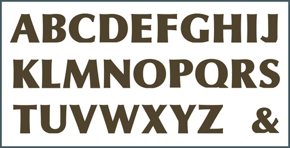 【森林工芸館】　【木製アルファベット7センチタイプ】切り文字　ディスプレイ用文字　木製切り文字　文字置物　受注生産品2 5枚目の画像