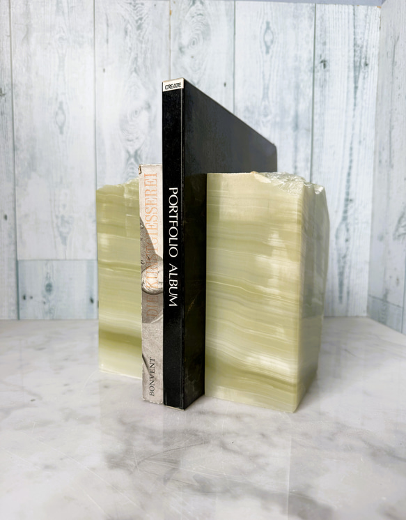 天然大理石 グリーンオニキス オブジェ その他インテリア雑貨 関ヶ原