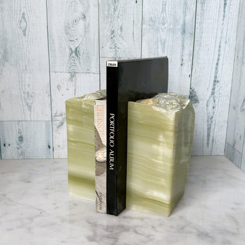 天然大理石 グリーンオニキス オブジェ その他インテリア雑貨 関ヶ原