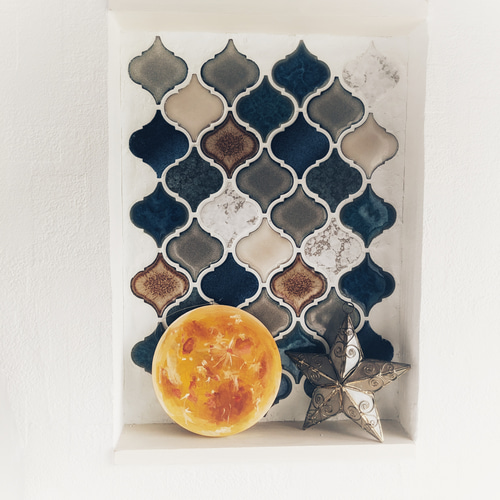 満月の絵】アクリル画 一点物 イラスト お月様 フルムーン 絵画 原画