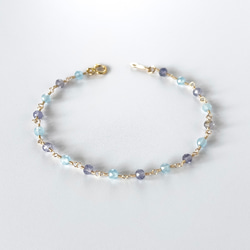 オパールとサファイアのブレスレット1 ブレスレット chicolo 通販