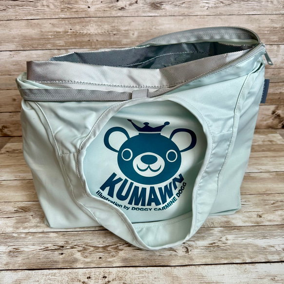 保冷だけじゃない！『KUMAWN/クマウン』サブバッグにもなる2WAYクーラートートバッグ・洗濯出来ます！ 2枚目の画像