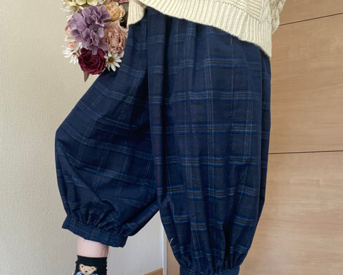 ぽわん♡可愛い】ピエロパンツ☆バルーンパンツ♪細畝コーデュロイ