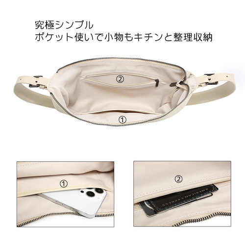 ワンショルダーバッグ ショルダーバッグ 本革 レザー 軽量 ボディ