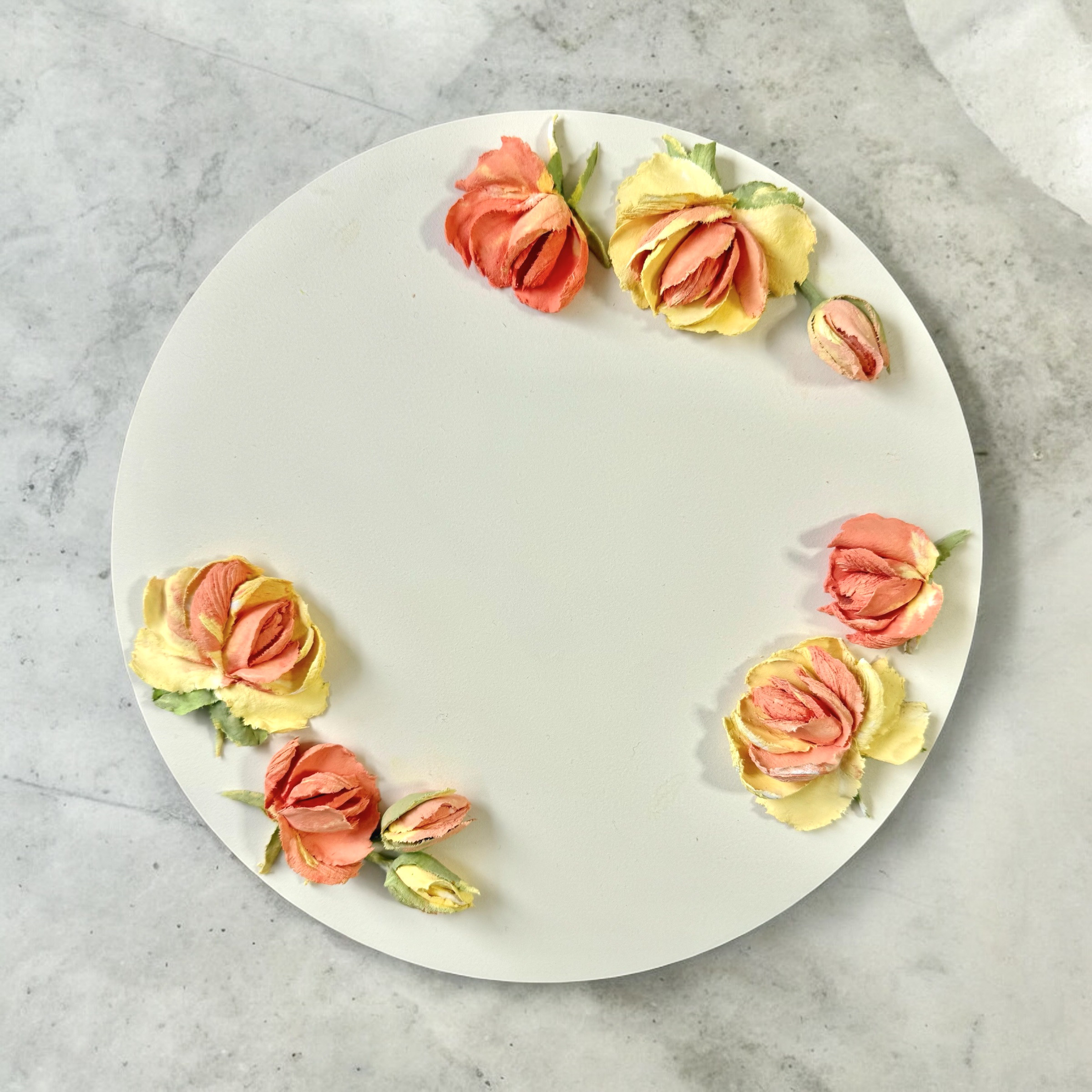 ウェルカムボード/30cm・オレンジイエロー