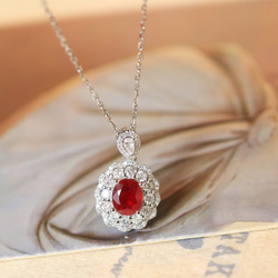 【ちゃとらん】K18天然石ルビー&ダイヤモンド ペンダントトップ ちゃとらん】K18天然石ルビー&ダイヤモンド ペンダントトップ ちゃと