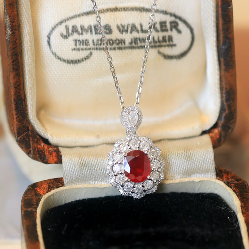 T*P様 ルビー&ダイヤモンドペンダントトップ ビズー公式】ルビー K18(18金) ペンダントトップ フラヴィ | 希少石