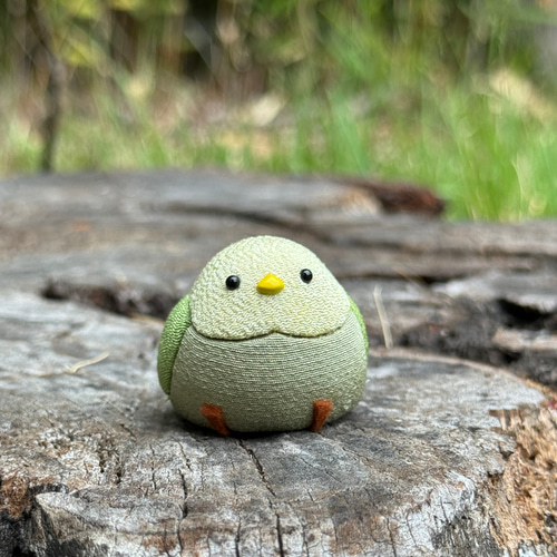 木目込み人形 セキセイインコ(緑) その他人形 きめこもり 通販