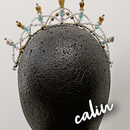 バレエティアラ シルバー系 ヘッドドレス（アクセサリー） calin 通販