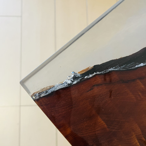 屋久杉　ソファテーブル　レジンテーブル　サイドテーブル 屋久杉 レジンテーブル ソファテーブル サイドテーブル コーヒー