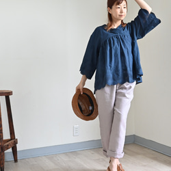 【NEW】スカラップ刺繍レースのコットンブラウス 13枚目の画像