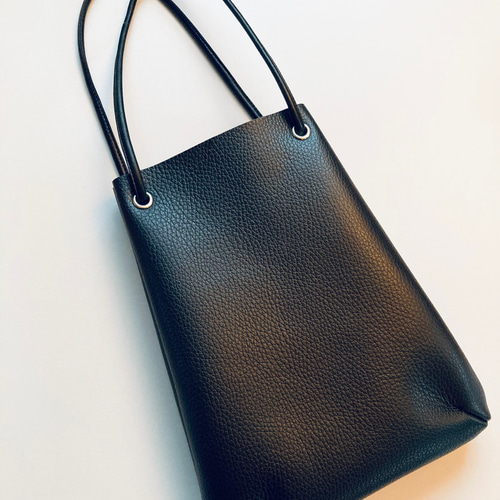 ☆希少美品☆ SLOW＆CO BEAMS 巾着バッグ 極美品 レザー 牛革 牛革巾着バッグ【黒】 巾着バッグ tou. 通販 5923044｜Creema