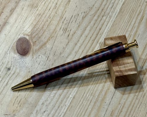 祈願木軸ペン禅 ボールペン スネークウッド ペン・筆記用具 極楽