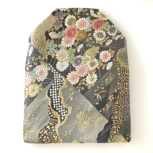 西陣織 パーティーバック 数寄屋袋 結婚式バッグ リサイクル袋帯