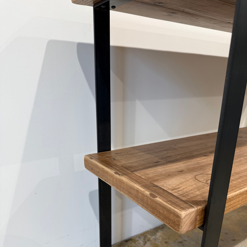 ラスティックシェルフ 2nd 足場古材 アイアン 棚 什器　送料込み ラスティックシェルフ 2nd 足場古材 アイアン 棚 什器 棚