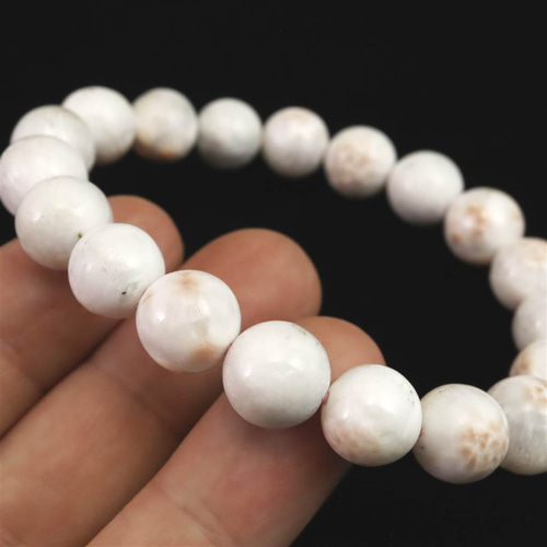 トムソナイト ピンクラリマー 10.5mmブレスレット 23.1g #26792