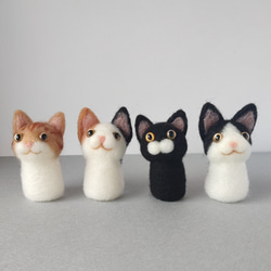 猫ちゃんの指人形 4枚目の画像