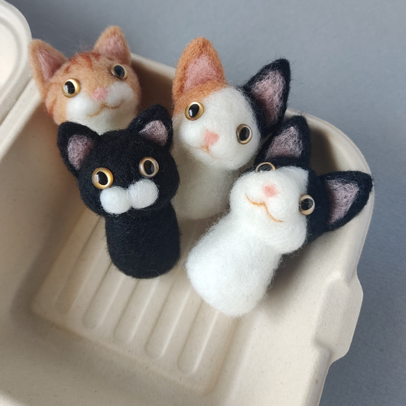 猫ちゃんの指人形 12枚目の画像