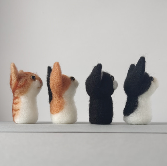 猫ちゃんの指人形 7枚目の画像