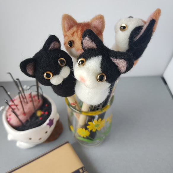 猫ちゃんの指人形 3枚目の画像