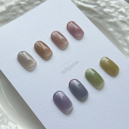 組み合わせ自由】マグネットフレンチ フレンチネイル くすみ