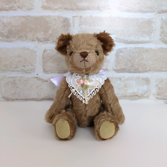 テディベア　セーターを着たクマのぬいぐるみ　パステル　レトロ セーターを着たクマのぬいぐるみ 写真素材 [ 955076 ] - フォト