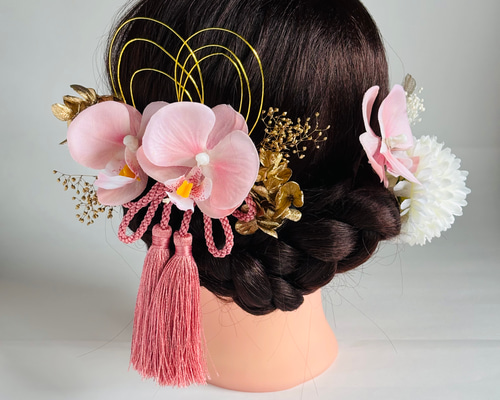 JunJunのヘッドドレス（頭飾り）DRー1 胡蝶蘭のヘッドドレス【A】 ヘッドドレス（アクセサリー） Suzumi 通販