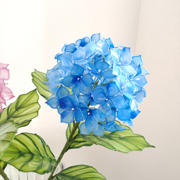 紫陽花♡あじさい♡ディップアート♡アメリカンフラワー