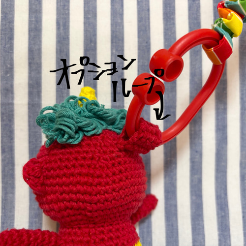 受注生産】鬼のパンツ赤鬼＆青鬼＆トラさんの編みぐるみ あみぐるみ