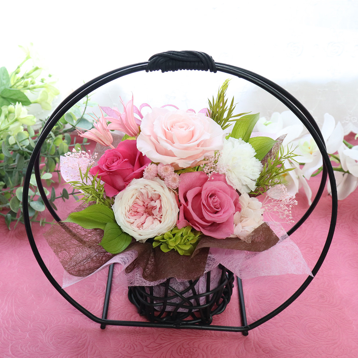 百寿 お祝い プリザーブドフラワー アレンジメント 「舞華 百寿」