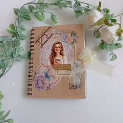 ジャンクジャーナル コラージュ 雑記帳 紙もの ハンドメイド